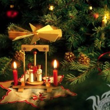 Різдвяні свічки на аватар для Інстаграм