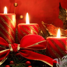 Christmas candles on avatar download