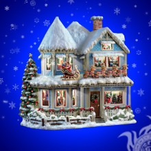 Рождественский домик фото на аватар