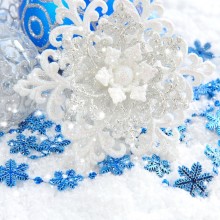 Floco de neve de brinquedo de árvore de Natal no download de avatar