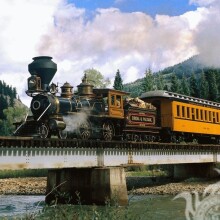 Téléchargez gratuitement une photo d'une locomotive à vapeur pour un avatar pour un mec