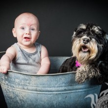 Ребенок и собака прикольная ава