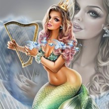 Hermosa imagen de sirena para avatar