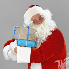 Santa Claus avatar on YouTube