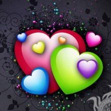 Belo coração download no avatar