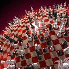 Tablero de ajedrez en el avatar