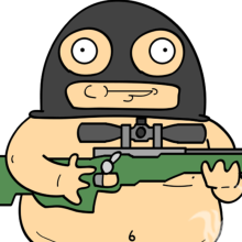 Terrorist avatar of standoff
