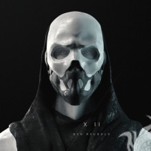 Cool avatar in skull mask and hood