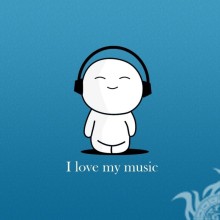 Avatar with headphones picture