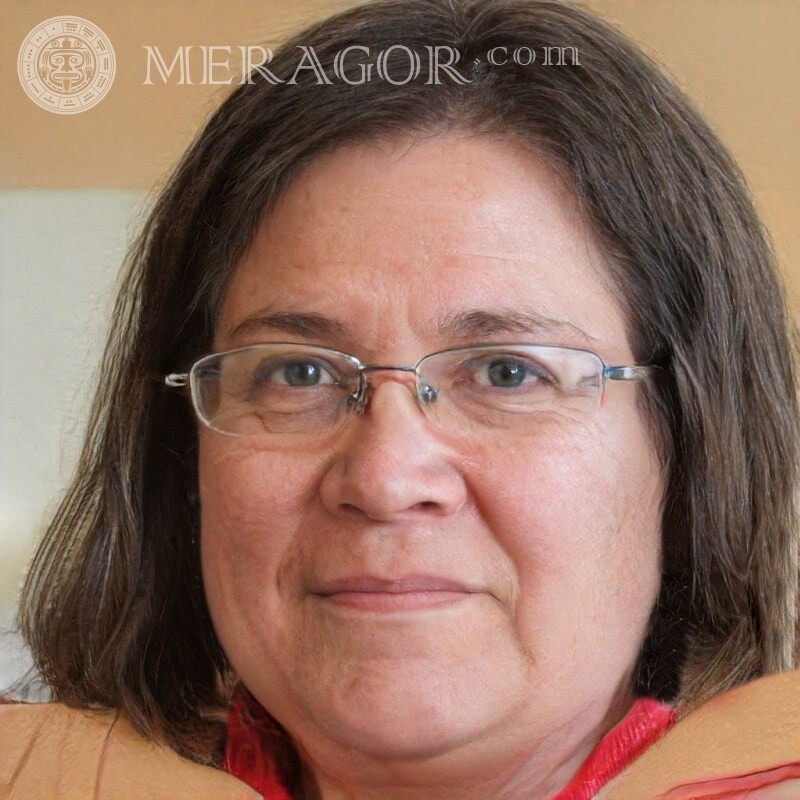 Übergewichtige Frauen auf dem Profilbild Gesichter von Frauen mit Brille Gesichter, Porträts