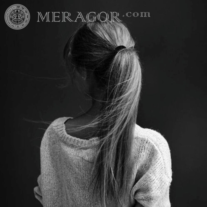Девушка с длинными волосами фото со спины на аватар скачать Со спины Без лица Девушки С длинными волосами