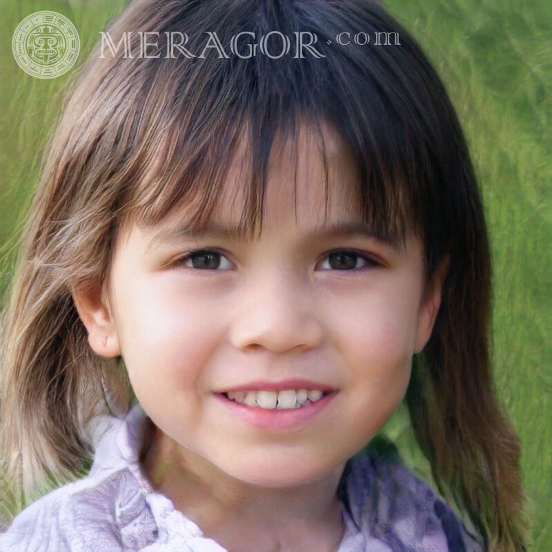 Süße Avatare für Mädchen Gesichter von kleinen Mädchen Kindliche Maedchen Gesichter, Porträts