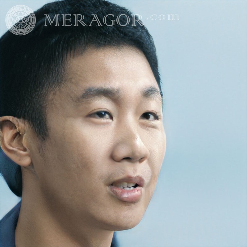 Foto de caras coreanos no download do avatar Rostos de rapazes Аsiáticos Pessoa, retratos