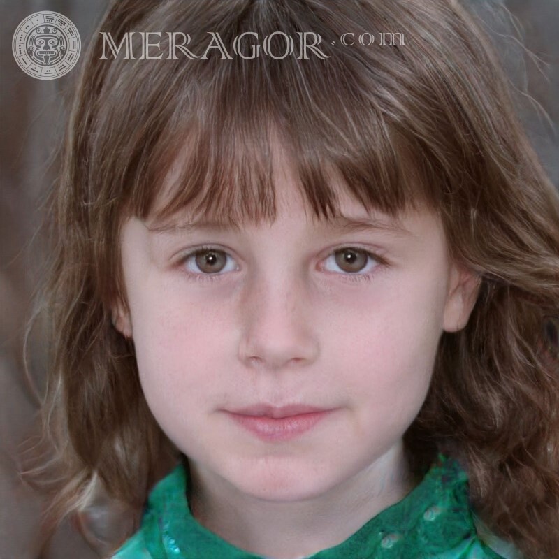 Avatar niñas de 11 años Rostros de niñas pequeñas Infantiles Niñas Caras, retratos