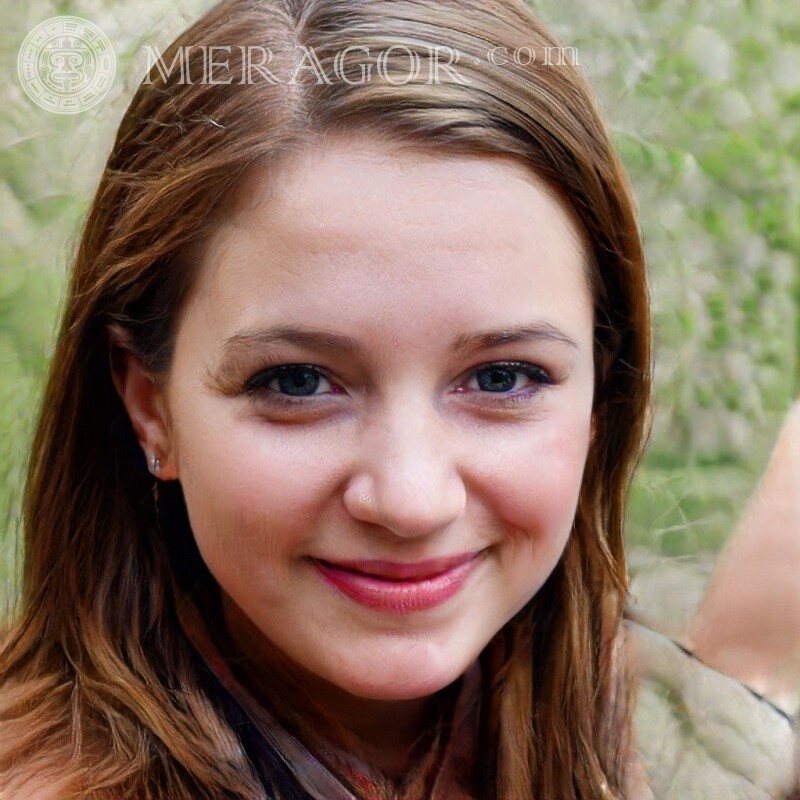 Imágenes para el avatar para niñas Rostros de chicas Caras, retratos Simples