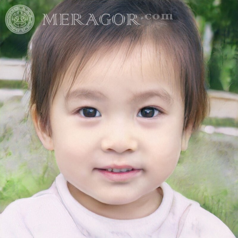 Nette Kinder auf Avatar Gesichter von Babys