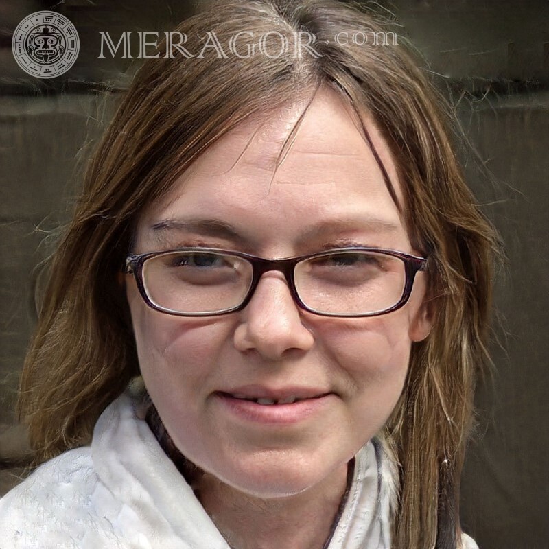Avatar chica con gafas Caras, retratos Gafas Rostros de chicas