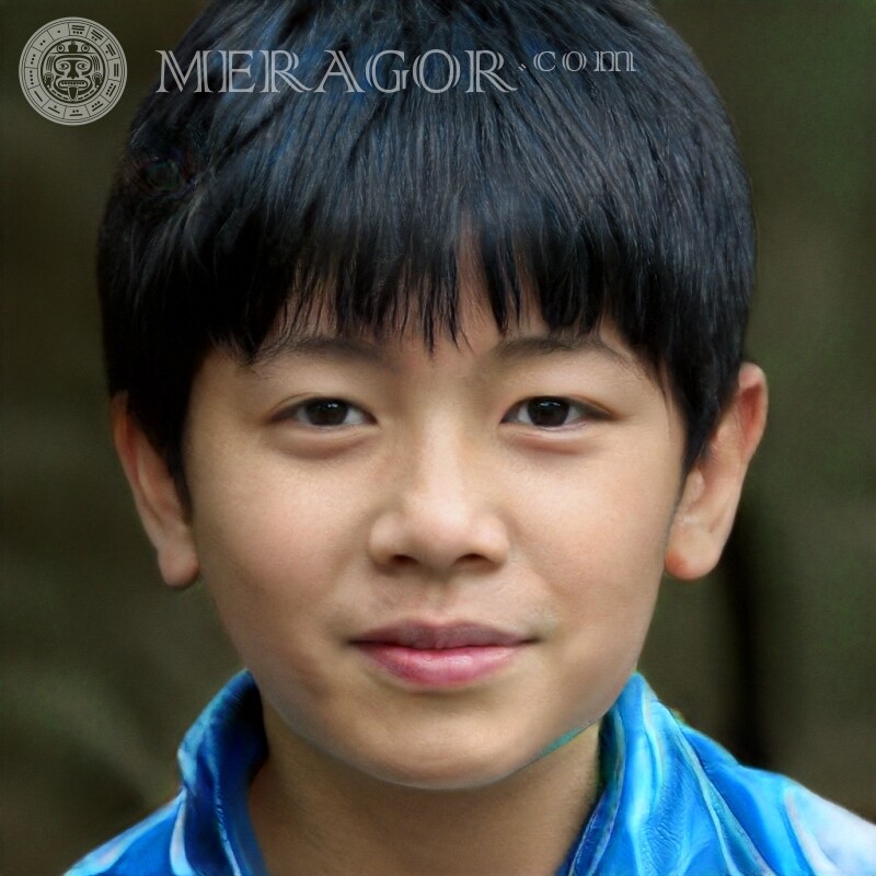 Foto eines koreanischen Jungen für Profilbild Gesichter von Jungen Asiaten Chinesisch Kindliche