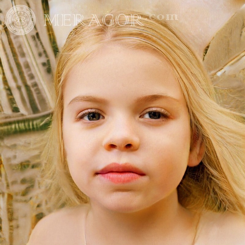 Filles sur avatar | 1 Visages de petites filles Infantiles Pour VK Visages, portraits