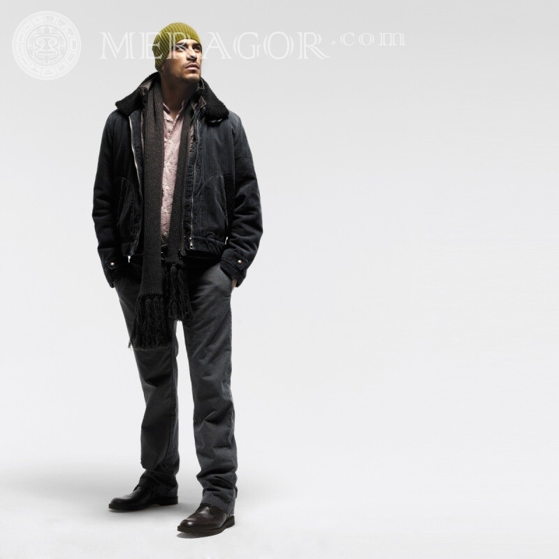 Guy with legs for icon download photo Full height In a cap Business