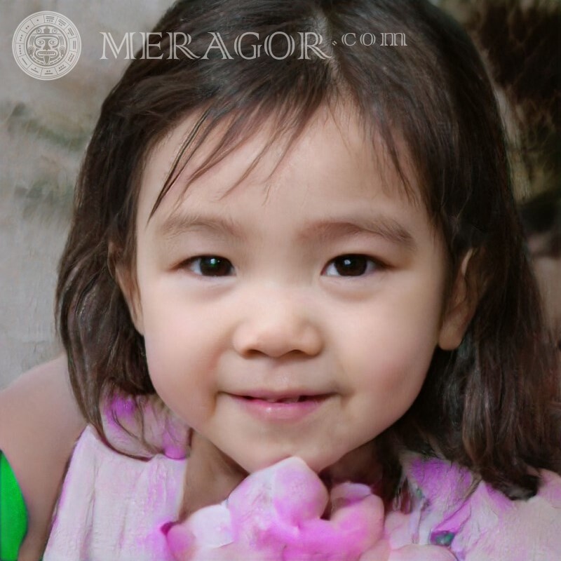 Jolies photos d'avatar pour les filles Visages de petites filles Infantiles Petites filles Visages, portraits