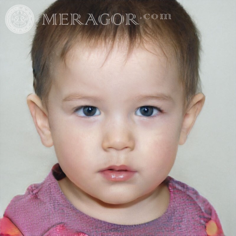 Caras de bebé en avatar Rostros de bebes