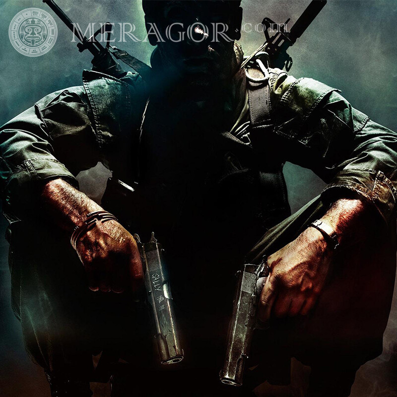 Download do avatar do soldado da fortuna Todos os jogos Sem rosto Com arma