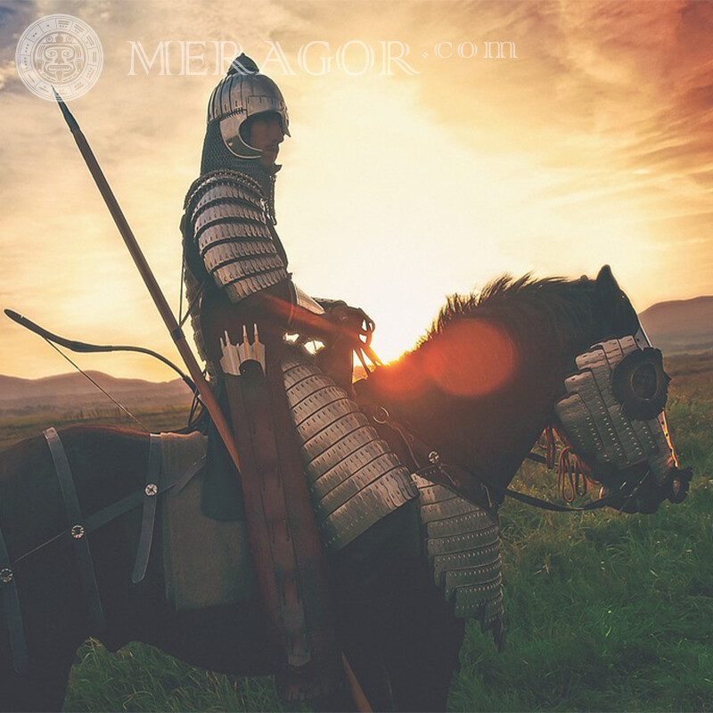Icon with warrior rider download With weapon