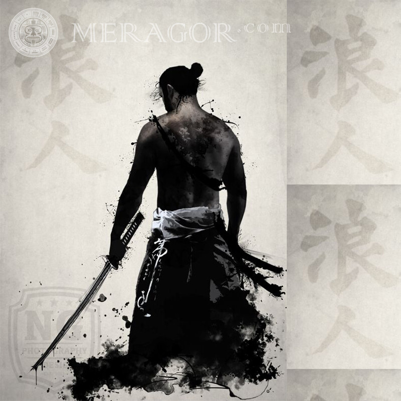 Descargar avatar samurai ronin Con armas
