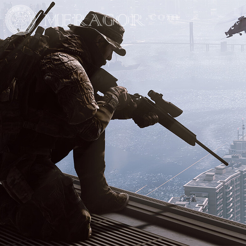 Amerikanischer Scharfschützen-Avatar für Standoff-Download Standoff Alle Spiele Counter-Strike