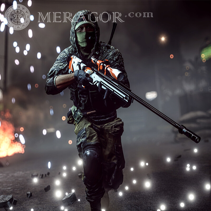 Descargar avatar de francotirador mercenario Standoff Todos los juegos Counter-Strike