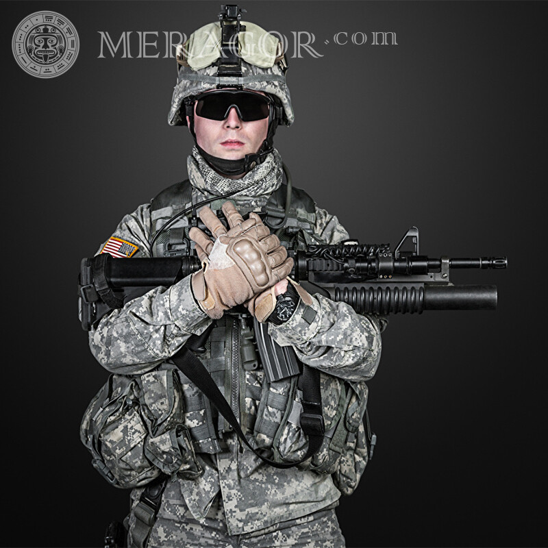 Descarga de avatar de soldado estadounidense Con armas Todos los juegos Counter-Strike Standoff