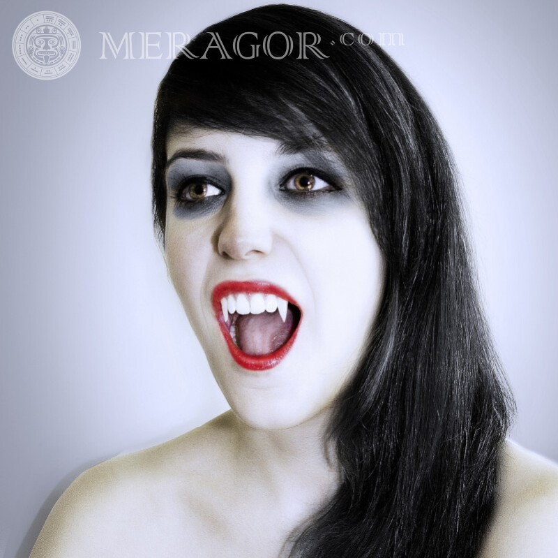 Фото девушки вампира скачать на аватар Вампиры