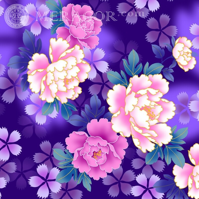 Цветы на аватарку Праздники Цветы