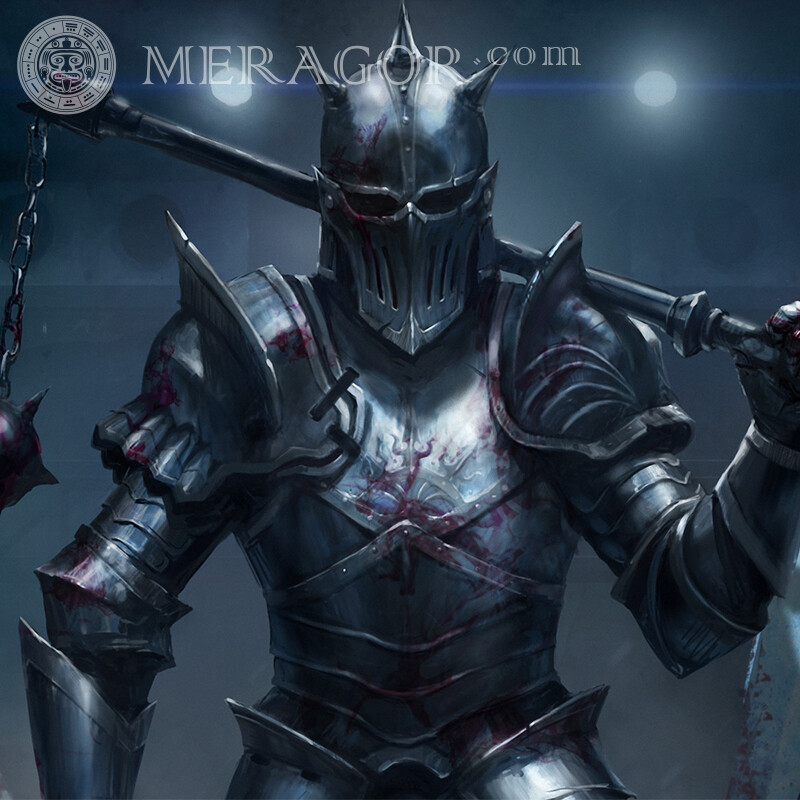 Download do avatar do Knight Íngremes Com arma