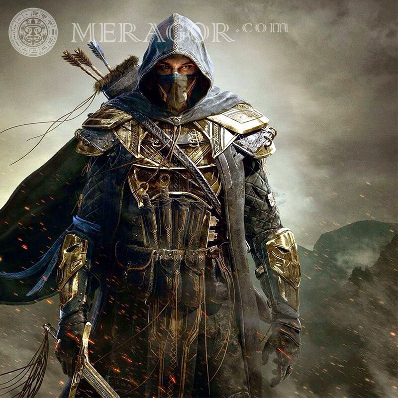 Descarga de avatar de asesino genial Assassin's Creed Todos los juegos Con capucha