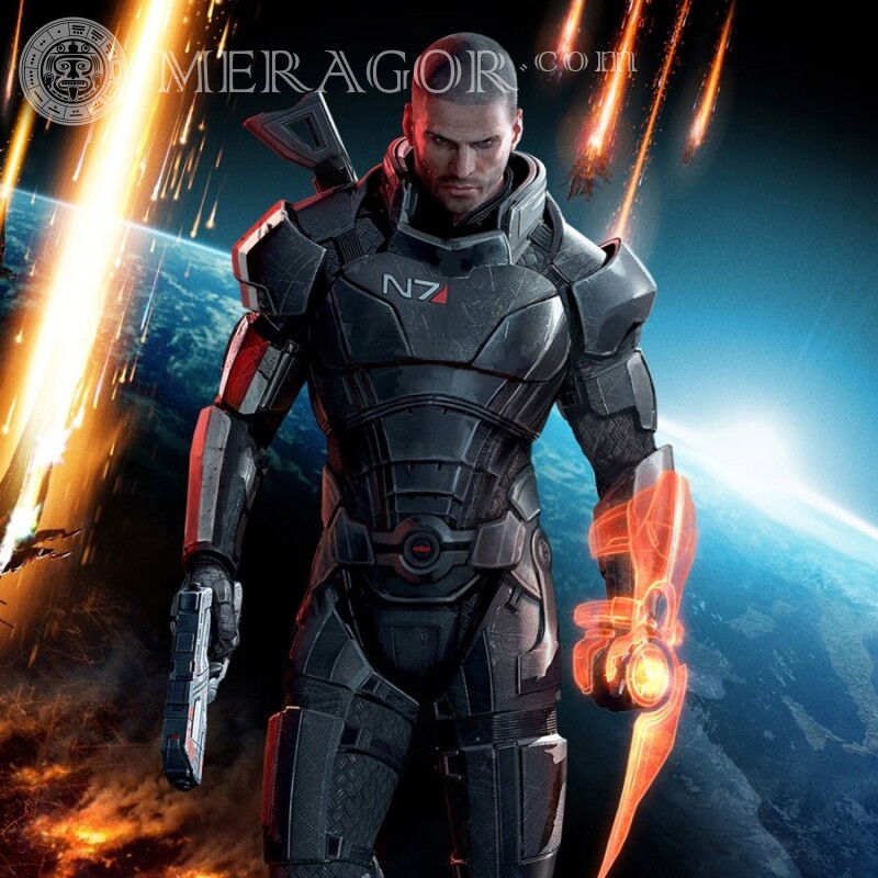 Download do avatar do Mass Effect Mass Effect Todos os jogos Com arma
