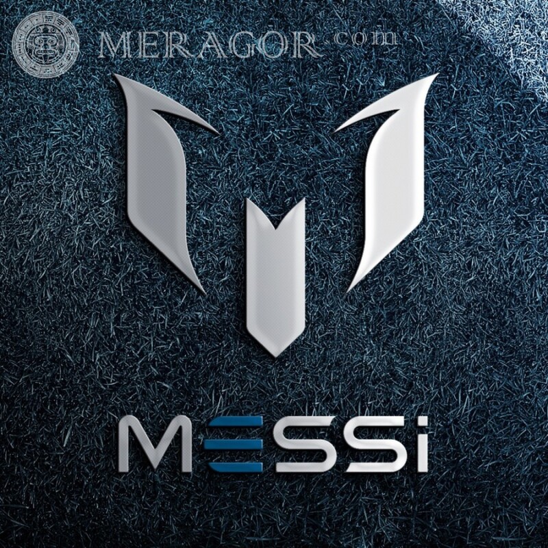 Messi logo on avatar Logos Football