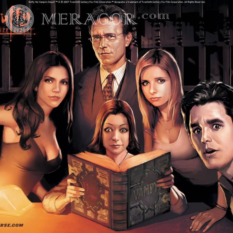 Arte de Buffy en la película de avatar De las películas Anime, figura