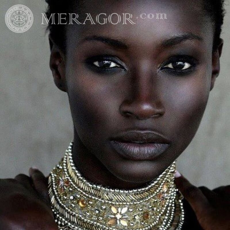 Hermosas mujeres africanas Negros Rostros de chicas