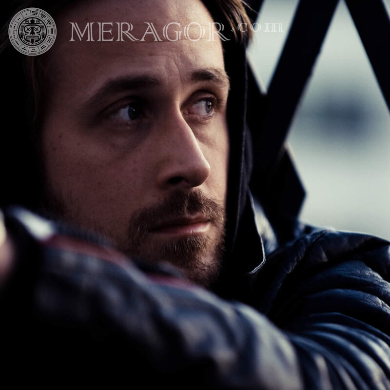 Actor Ryan Gosling en avatar Celebridades Caras, retratos Rostros de hombres Masculinos