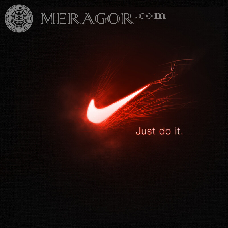 Logo Nike sur la couverture Logos