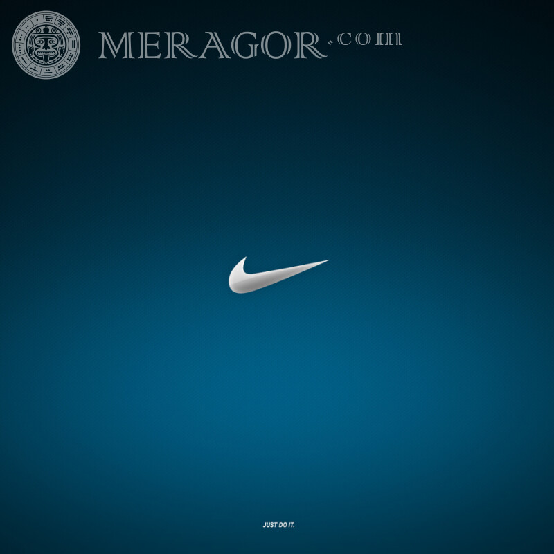 Logotipo da Nike no avatar Logos