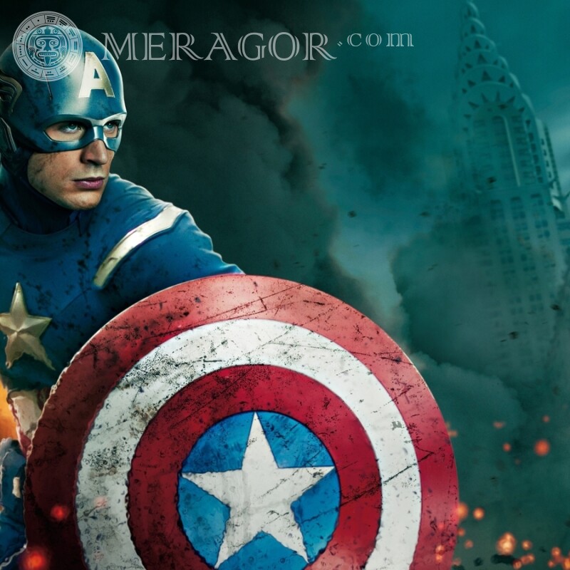Download do Capitão América no avatar Dos filmes