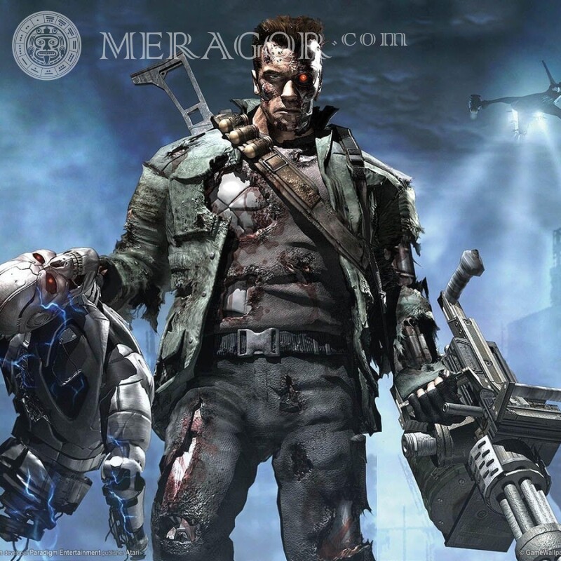 Terminator-Avatar Aus den Filmen Herr Roboter