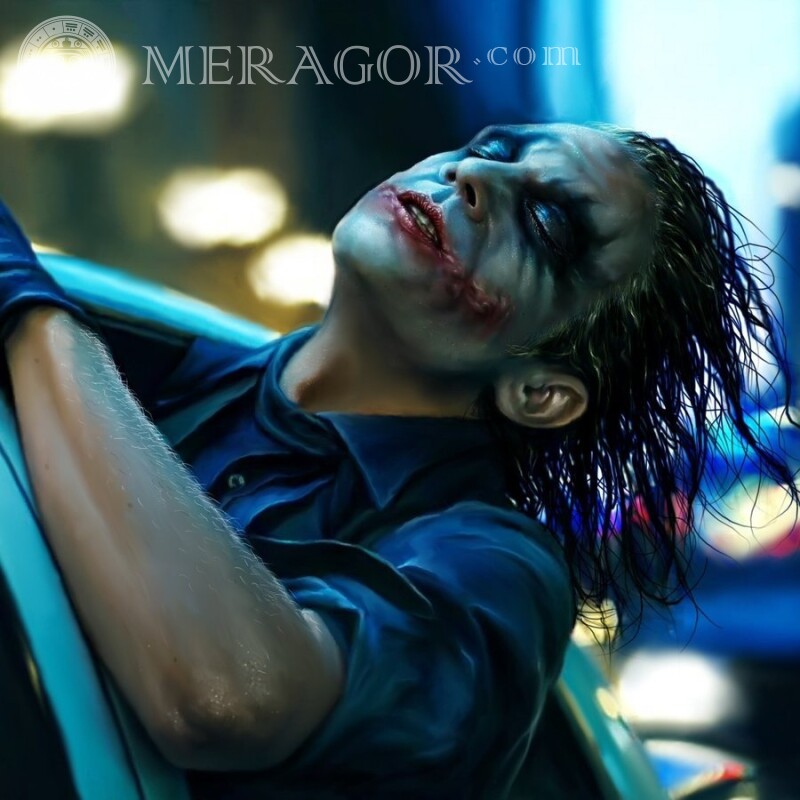 Joker von Batman auf Avatar herunterladen Aus den Filmen Für VK Beängstigend