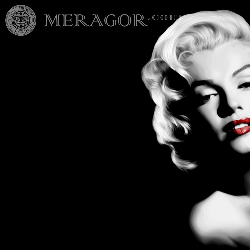 Marilyn Monroe download for profile Celebrities Blondes Women For VK
