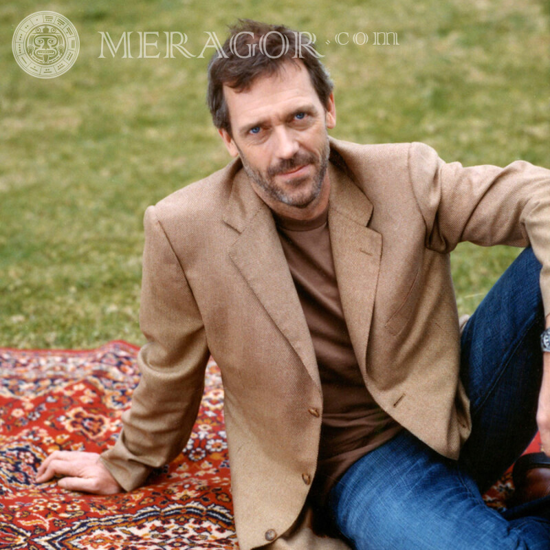 Hugh Laurie Profilfoto Prominente Für VK Gesichter, Porträts Herr