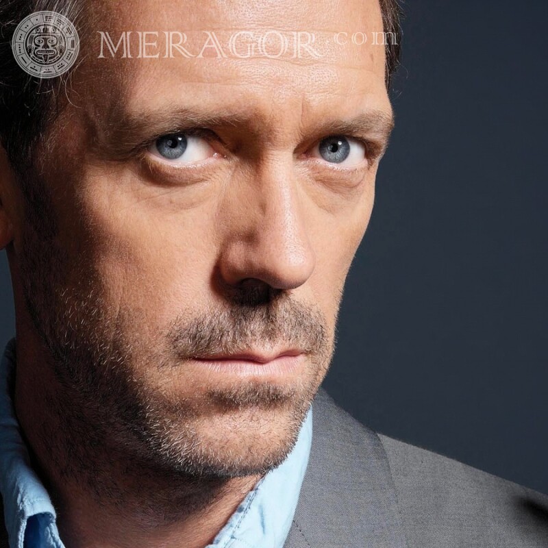 Hugh Laurie auf Avatar Foto herunterladen Prominente Geschäft Für VK Gesichter, Porträts