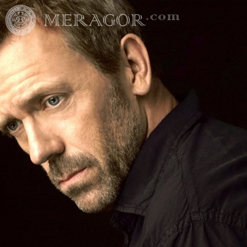 Hugh Laurie sur le téléchargement de photo d'avatar | 0 Célébrités Pour VK Visages, portraits Visages d'hommes
